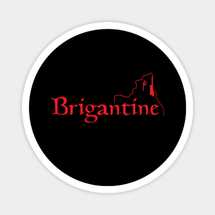 Brigantine Retro Magnet